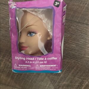 Fashion doll styling head.  NWT